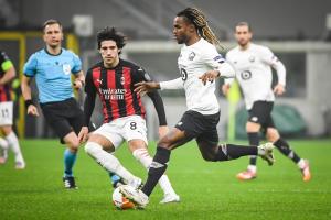 Sanches face à l'AC Milan