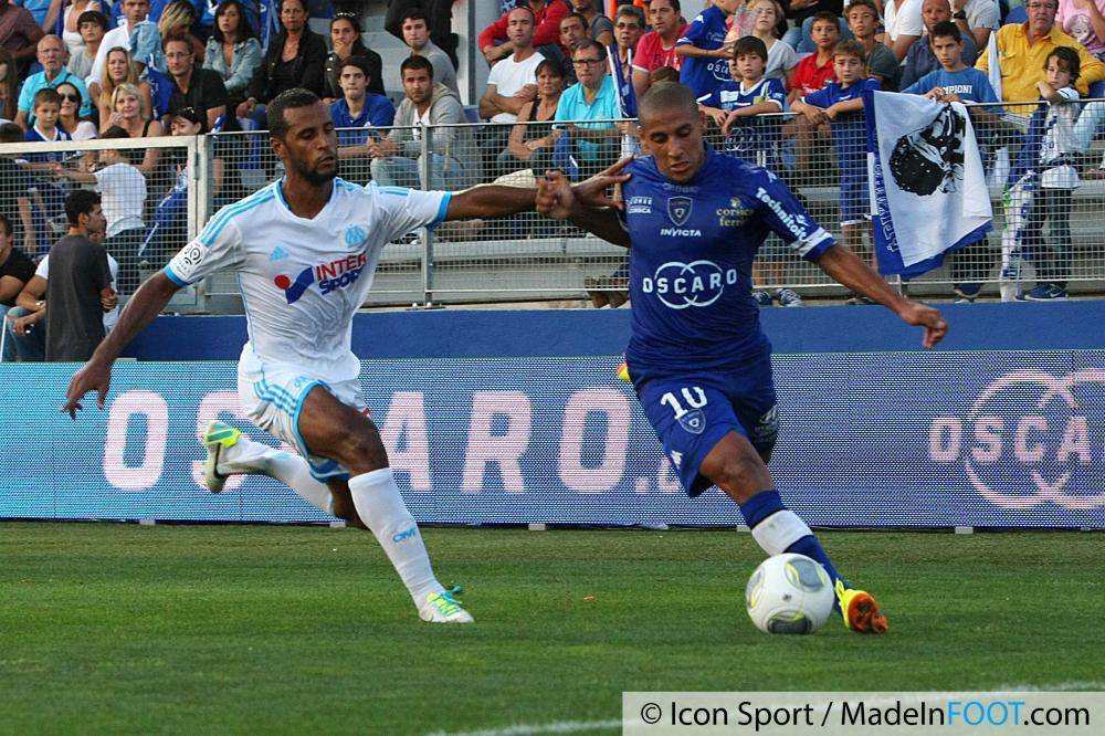 Khazri a donné l'égalisation au SC Bastia