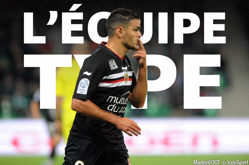 L'équipe-type de la 8ème journée de L1.