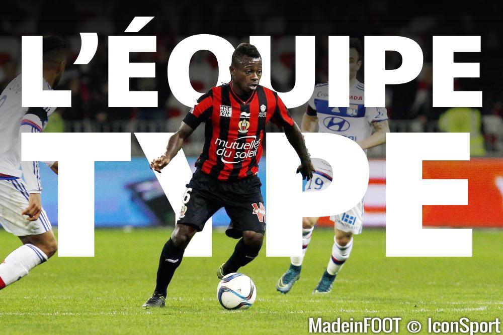 L'équipe-type de la 14ème journée de Ligue 1.