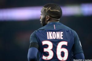 Jonathan Ikoné, ici sous le maillot du PSG.