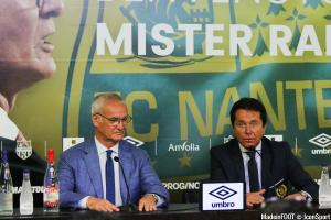 Claudio Ranieri (FC Nantes) n'est pas inquiet pour la suite de la saison.
