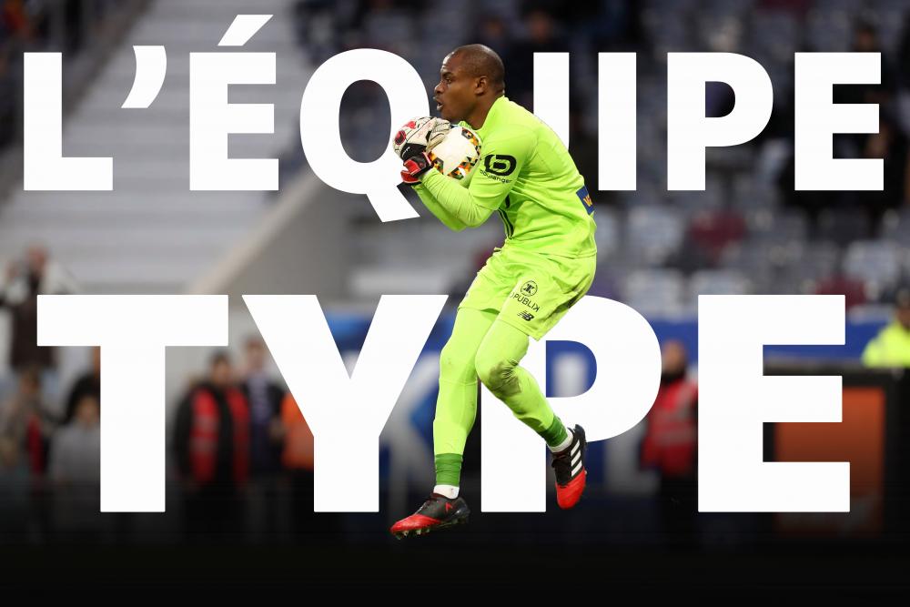 L'équipe-type de la 28e journée de Ligue 1.