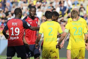 L'album photo du match entre le FC Nantes et le Lille OSC.