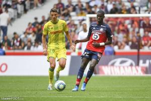 Timothy Weah, l'attaquant du Lille OSC.