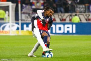Le groupe lillois pour la réception de l'OL.