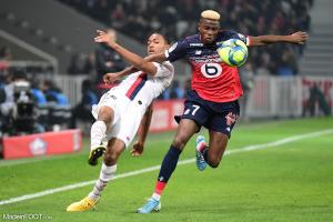 Victor Osimhen, l'attaquant du Lille OSC, est sous contrat jusqu'au 30 juin 2024.