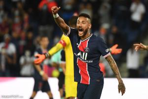 Neymar, attaquant du Paris Saint-Germain
