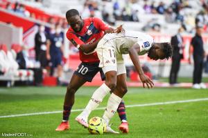 Jonathan Ikoné, le milieu de terrain offensif du Lille OSC.