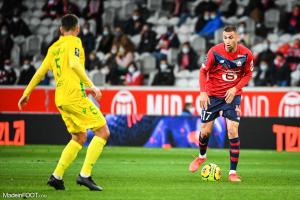 Burak Yilmaz, l'avant-centre du Lille OSC.