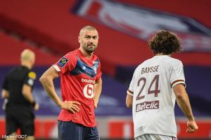 Burak Yilmaz, l'avant-centre du Lille OSC.