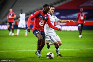 Jonathan Ikoné, le milieu de terrain offensif du Lille OSC.