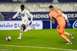 Timothy Weah, l'attaquant du Lille OSC.