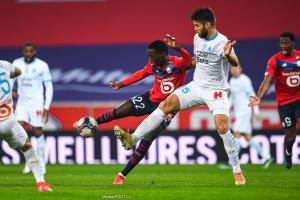 Timothy Weah, l'attaquant du Lille OSC.