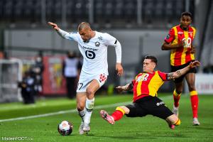 Burak Yilmaz, l'avant-centre du Lille OSC.