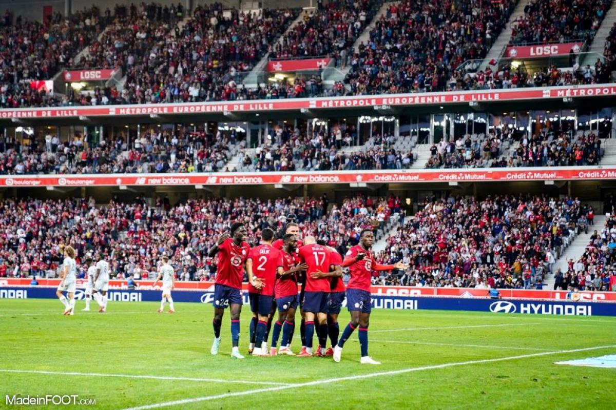 L'album photo du match entre le Lille OSC et le Stade de Reims.
