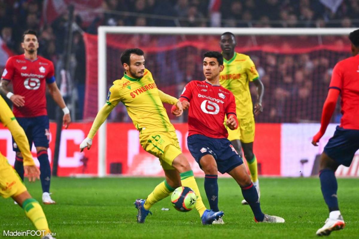 Le Lille OSC et le FC Nantes se sont quittés dos à dos (1-1), ce samedi après-midi en Ligue 1.