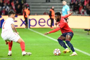 Bamba avec Lille contre Séville