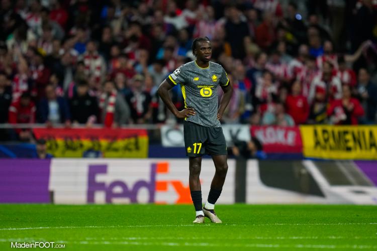 LOSC - Ngal'ayel Mukau reste confiant malgré le match nul face à Brest