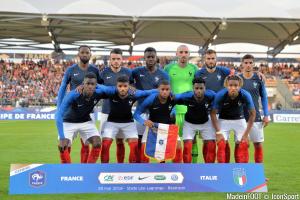 Les compos officielles du match entre la France U21 et la Belgique U21.